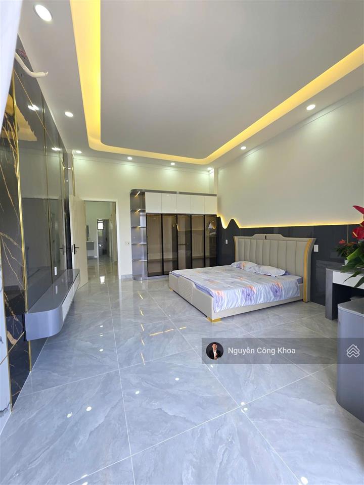 Bán nhà 1t2l full nội thất, 4 phòng ngủ, kdc gần vòng xoay kim hằng, p. tân hiệp, tp. tân uyên
