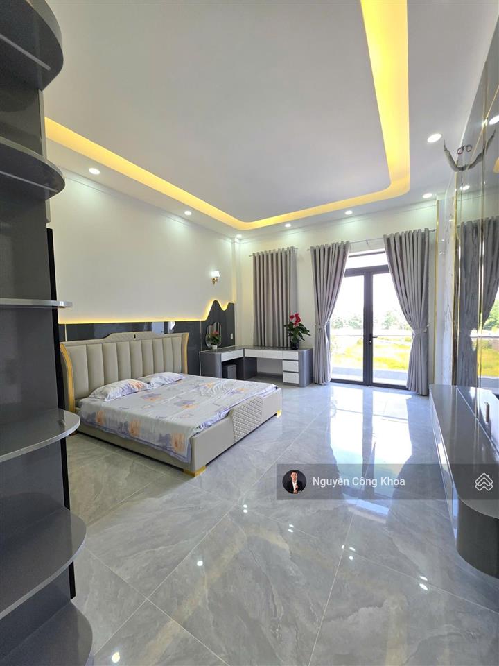 Bán nhà 1t2l full nội thất, 4 phòng ngủ, kdc gần vòng xoay kim hằng, p. tân hiệp, tp. tân uyên