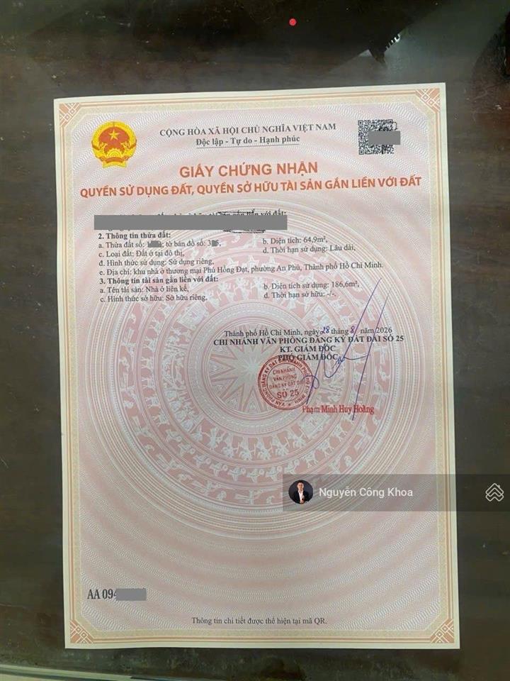Bán nhà 1t2l mẫu đẹp, hoàn công, 3 phòng ngủ, kdc gần chợ phú phong, p. bình chuẩn, tp. thuận an