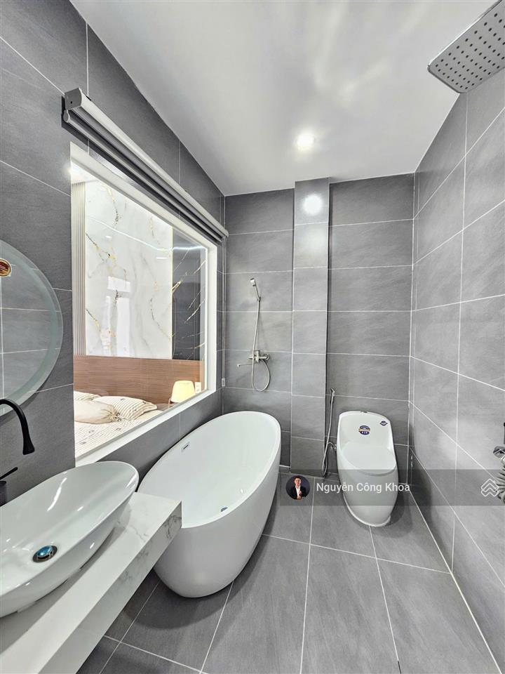 Bán nhà 1t1l 1 tum hoàn công, 4 phòng ngủ, 78.2m2, gần chợ phú phong, p. bình chuẩn, tp. thuận an