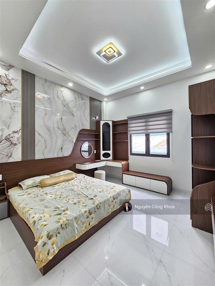 Bán nhà 1t1l 1 tum hoàn công, 4 phòng ngủ, 78.2m2, gần chợ phú phong, p. bình chuẩn, tp. thuận an