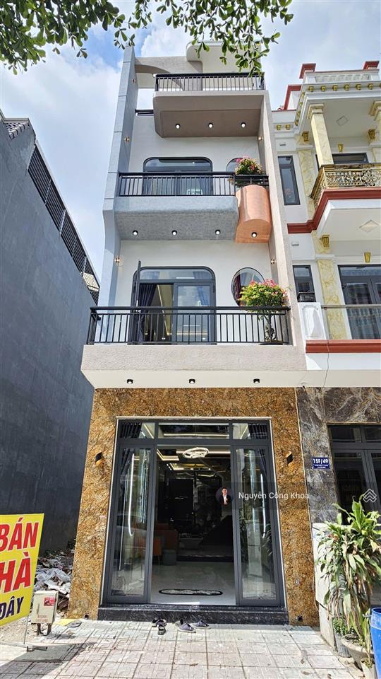 Bán nhà 1t2l hoàn công, sân ô tô, 4 phòng ngủ, gần chợ phú phong 300m, p. bình chuẩn, tp. thuận an