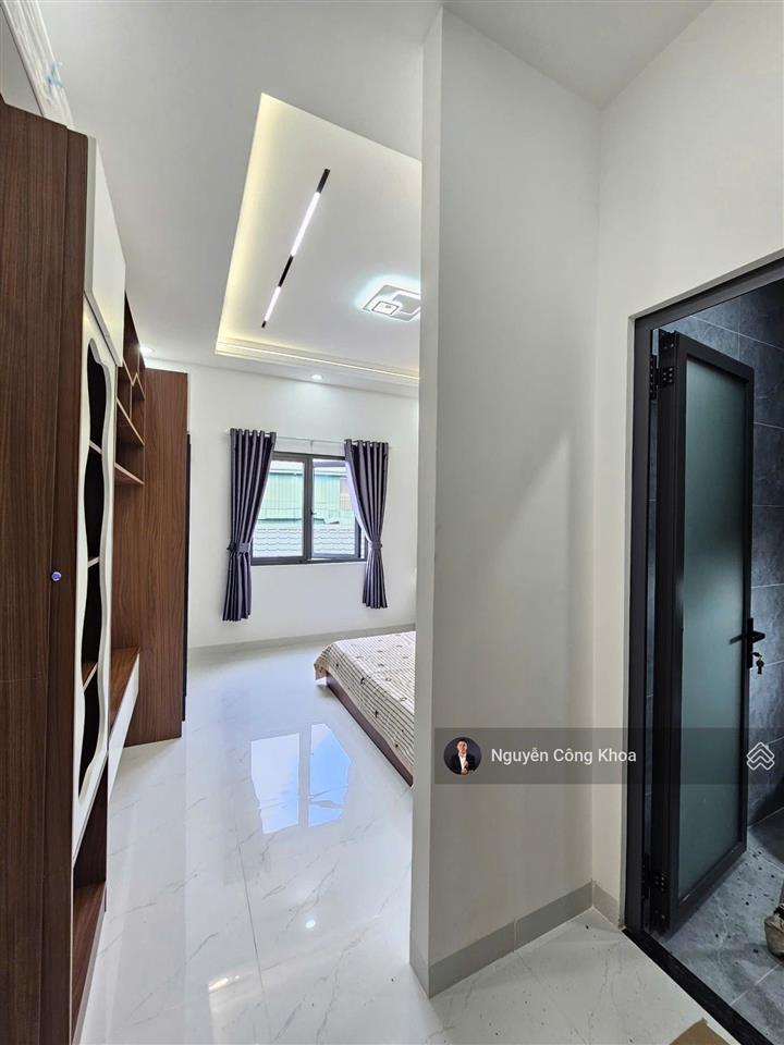 Bán nhà 1t2l hoàn công, sân ô tô, 4 phòng ngủ, gần chợ phú phong 300m, p. bình chuẩn, tp. thuận an