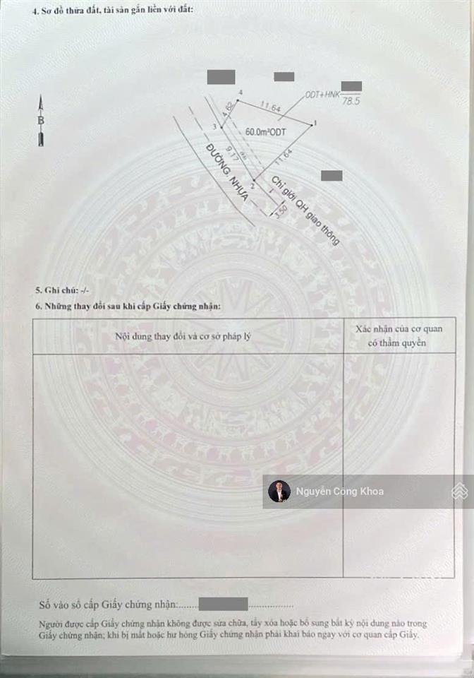 Bán đất sổ riêng, ngang 9,17m, nở hậu, đường 5m, gần chợ dĩ an 300m, p. tân đông hiệp, tp. dĩ an