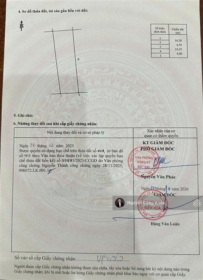 Bán nhà 1t1l hoàn công, 3 phòng ngủ, nở hậu, gần vòng xoay cầu hang 800m, p. bửu hòa, tp. biên hòa