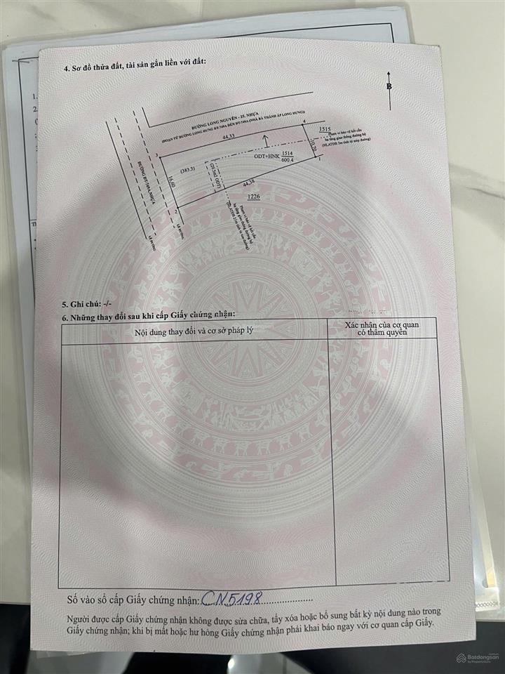 Chủ gửi bán nhà riêng tại long nguyên, 5,8 tỷ, 600m2, 3pn, 2wc