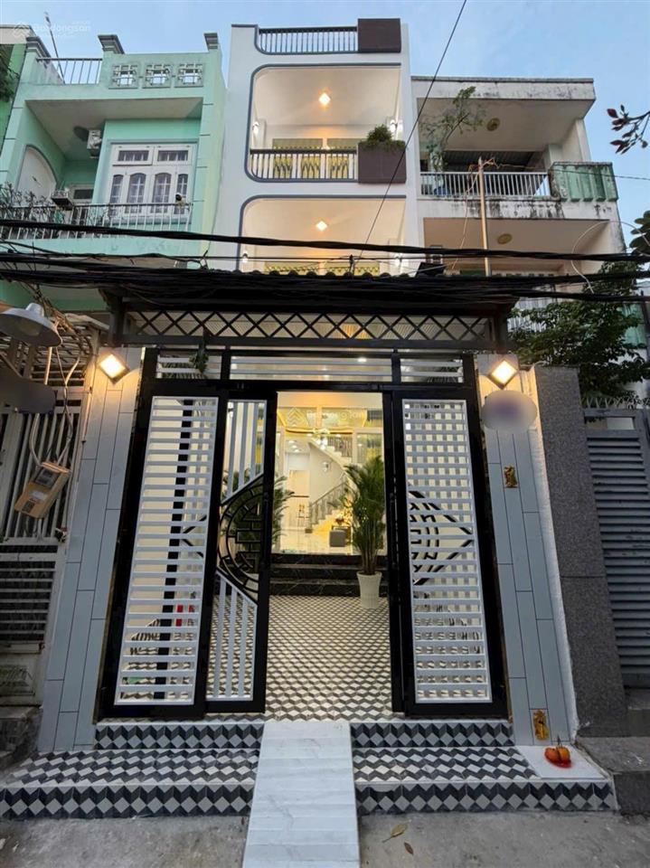 Nhà hẻm xe hơi dương tự quán khu tên lửa, dt 4x16m trệt 2 lầu, 4pn 3wc. giá 6.850tỷ