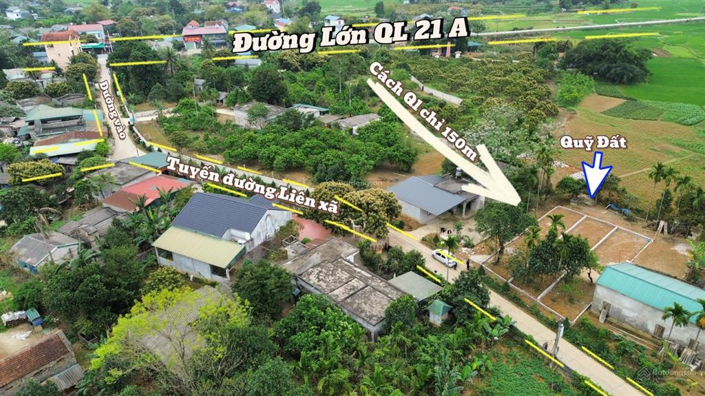 Bán lô đất tại trục chính thanh cao diện tích 118m2 full ont  cách ql21a chỉ 150m, kinh doanh