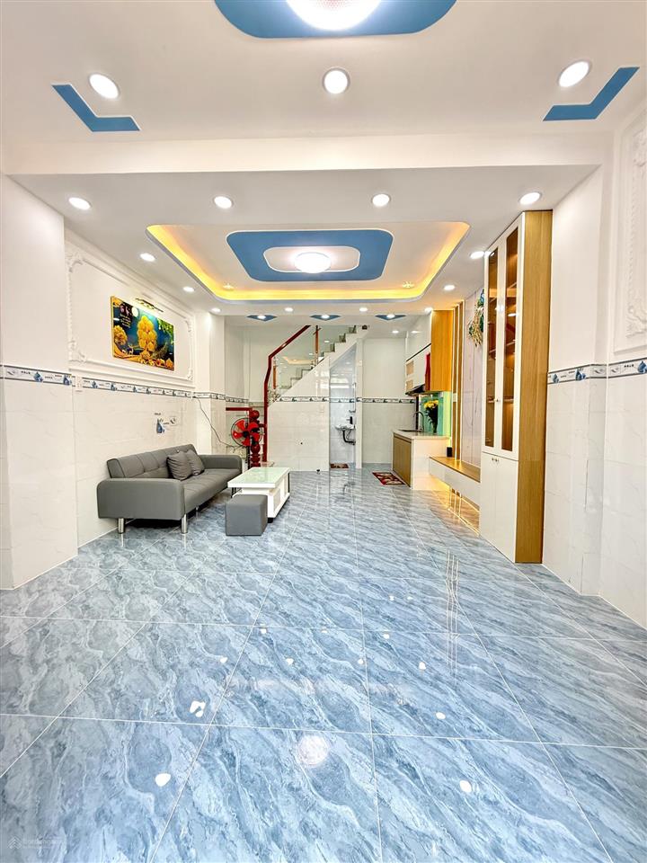 Nhà đẹp 40m2, hẻm thông, cách mặt tiền 30m đường ba đình p9 q8