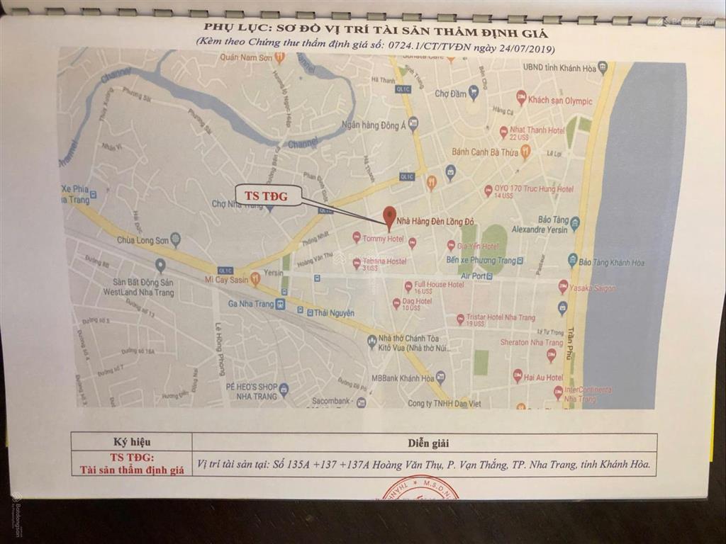 Bán khách sạn nhà hàng 3 sao hoàng văn thụ, 200 tỷ, 833.7m2, giá siêu hời, tốt, nha trang