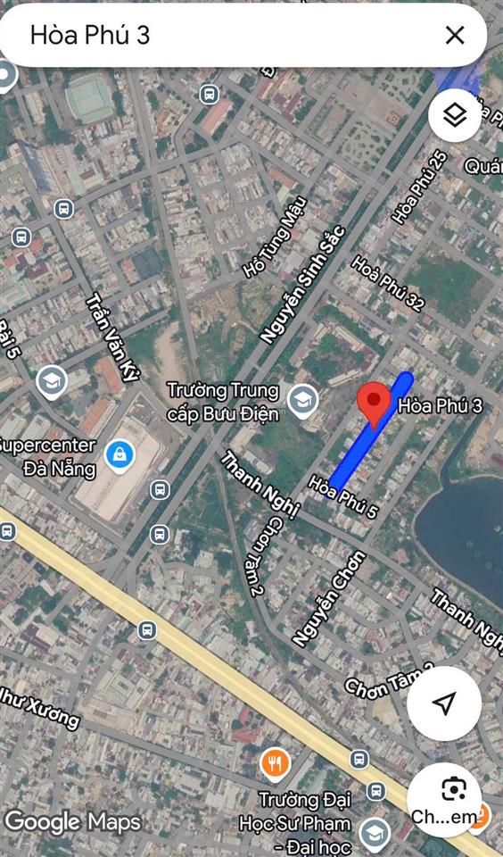 Đất mặt tiền hòa phú 3 gần nguyễn sinh sắc, mega market | 80m2 sạch đẹp