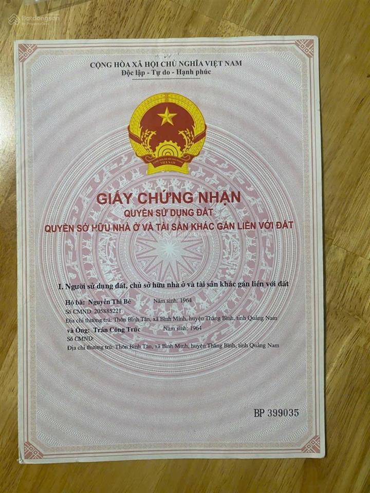 Bán nhà cấp 4 tại mặt tiền đường thanh niên bình minh  nam hội an
đủ tiêu chuẩn làm nhà vườnvila