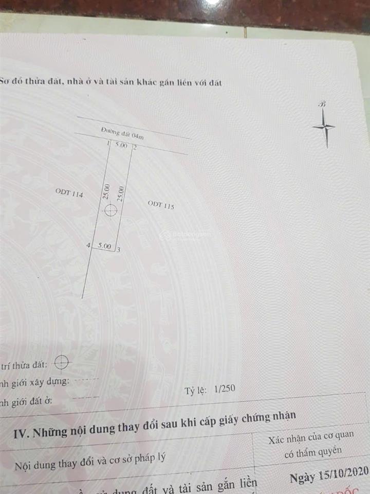 Chào bán 125n2 (5mx25m) sổ hồng odt, kp hà my trung, ph điện bàn đông, đà nẵng. 1tỷ5, đường bt 4m