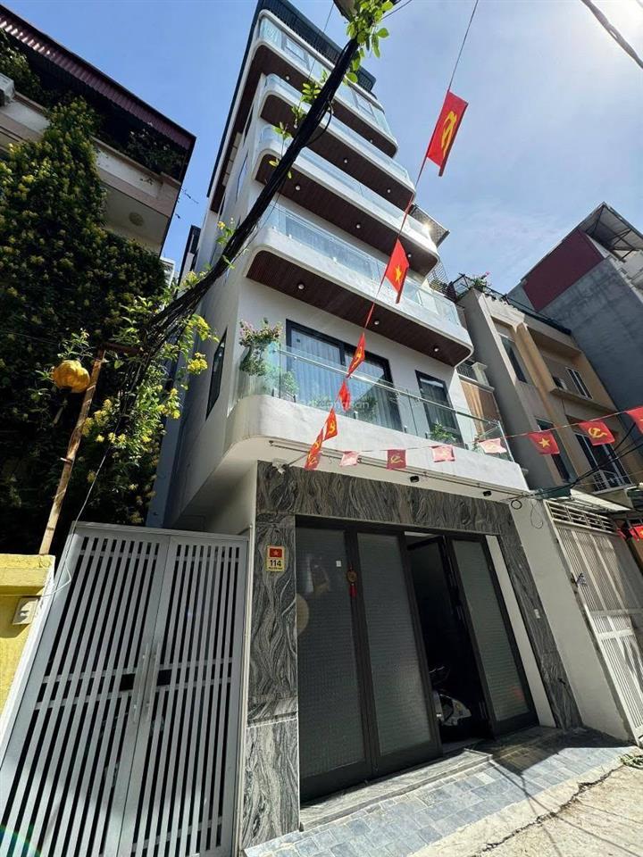 Bán nhà ngõ 158 nguyễn sơn 47m2 x 7 tầng x mt 4.8m, ngõ trước nhà 4,2m, ô tô dừng đỗ thoải mái