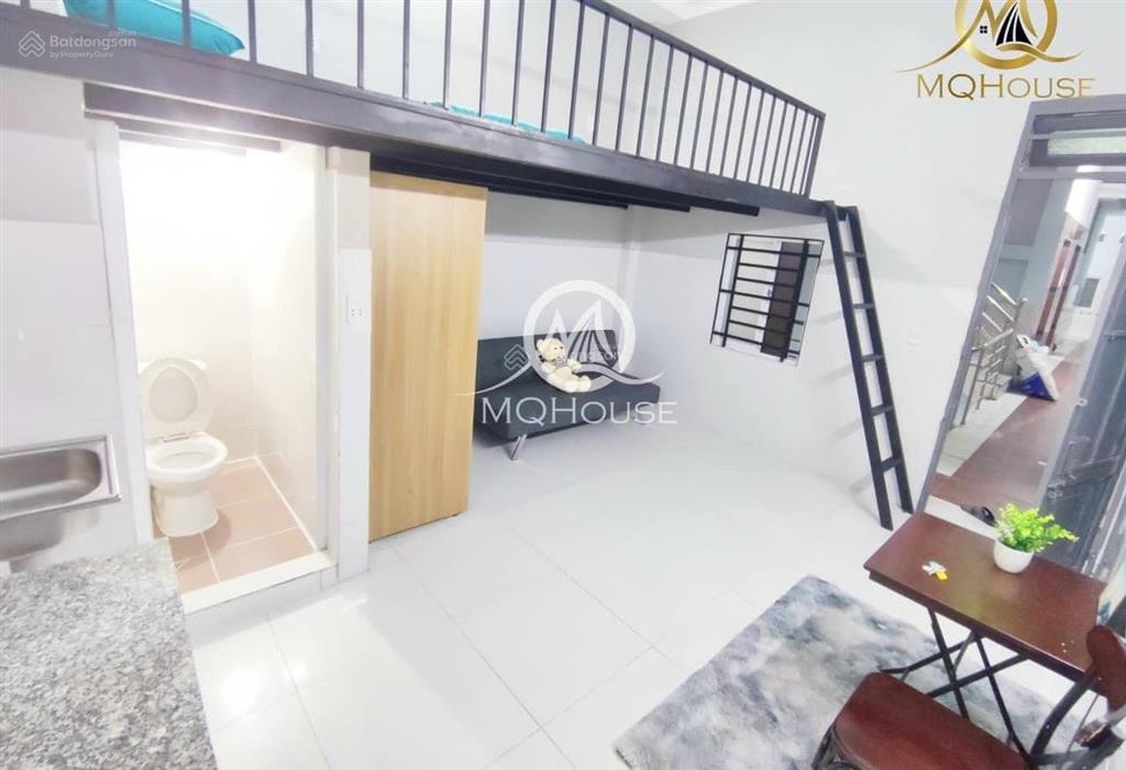 Phòng trọ mới xây giá tốt đầy đủ tiện nghi, gác cao 2m, gần cầu lê văn sỹ