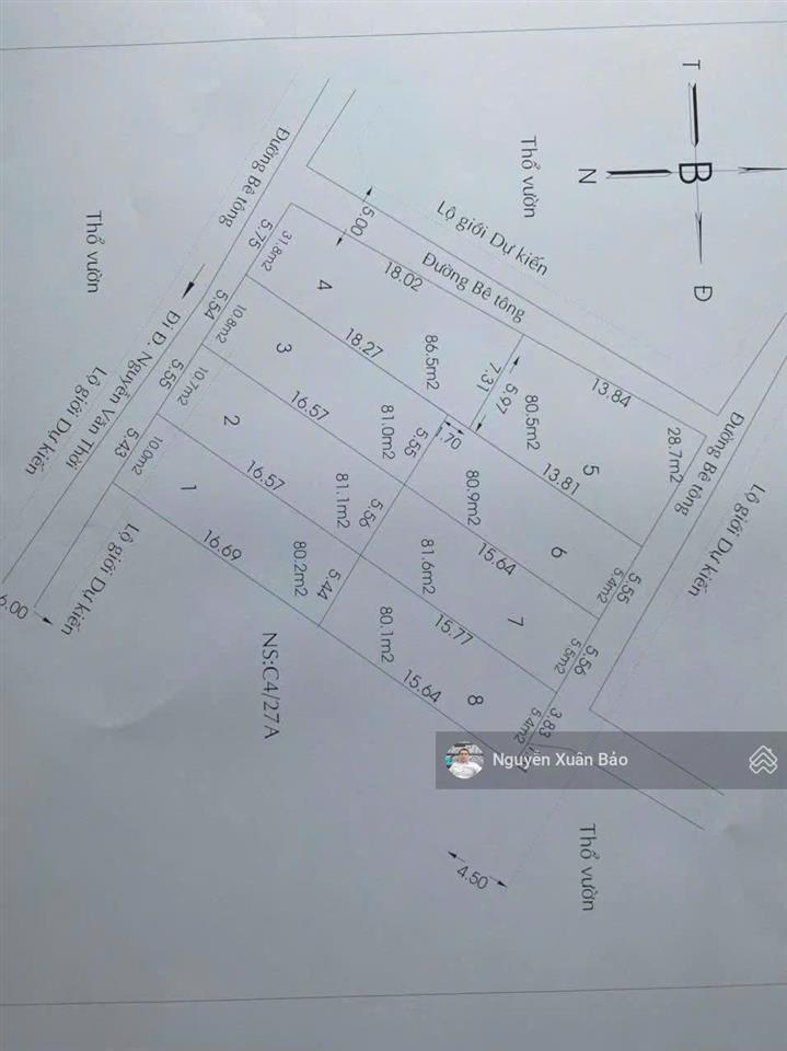 Chính chủ cần bán rẻ 91,8m2 hxh đường nguyễn văn thời, giá 2tỷ150 tl lộc.  0909 805 ***