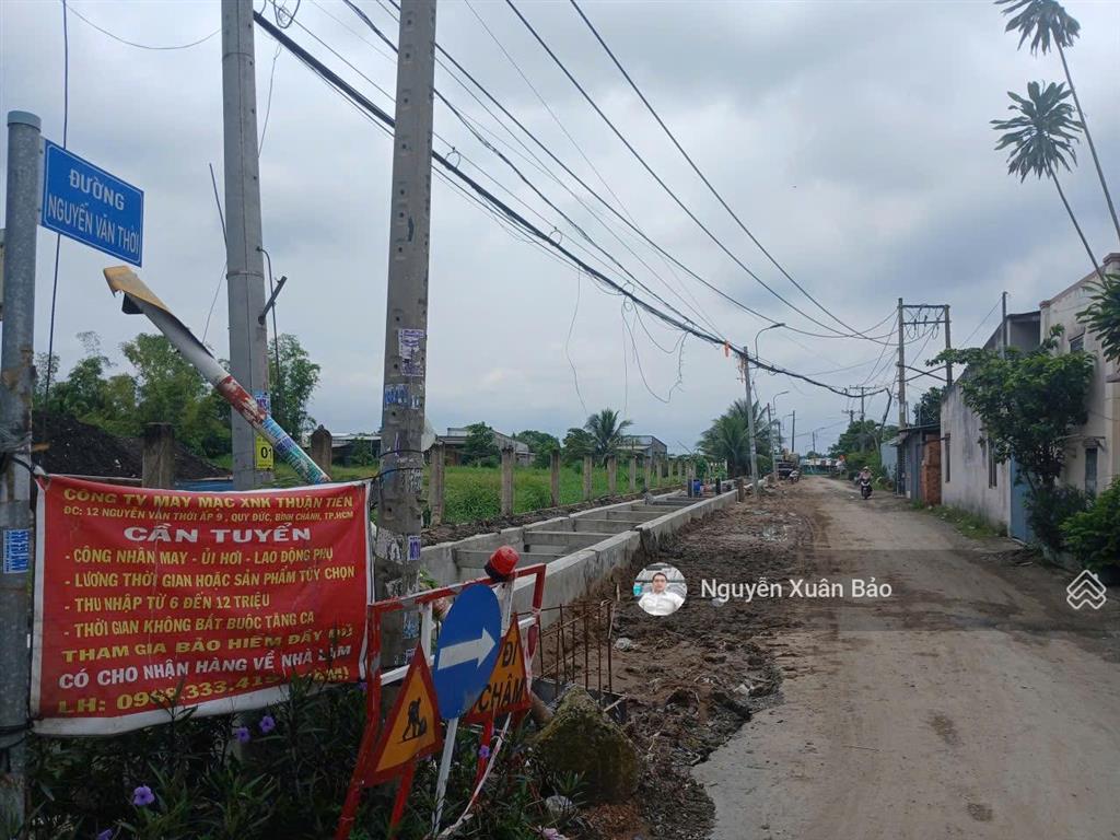 Chính chủ cần bán rẻ 91,8m2 hxh đường nguyễn văn thời, giá 2tỷ150 tl lộc.  0909 805 ***