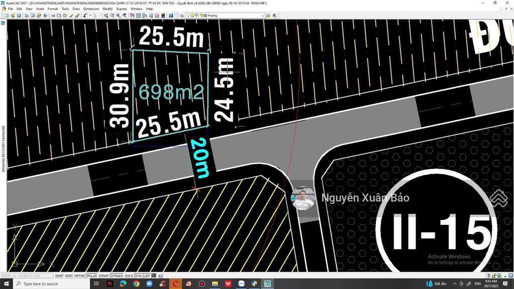Chính chủ gửi bán lô đất vườn 798,3m2 quy hoạch xây dựng, hẻm xe hơi đường tân túc, giá 7,5ty tl