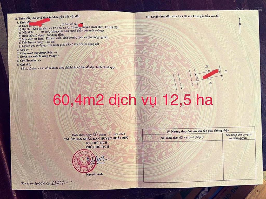 Dịch vụ an thượng giá rẻ nhất thị trường chủ ngộp bank cần bán gấp