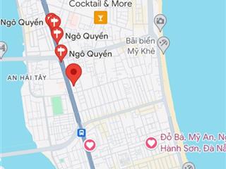 Siêu phẩm mtngô quyền  sơn trà  vị trí vàng kinh doanh đỉnh cao, tt thương mại