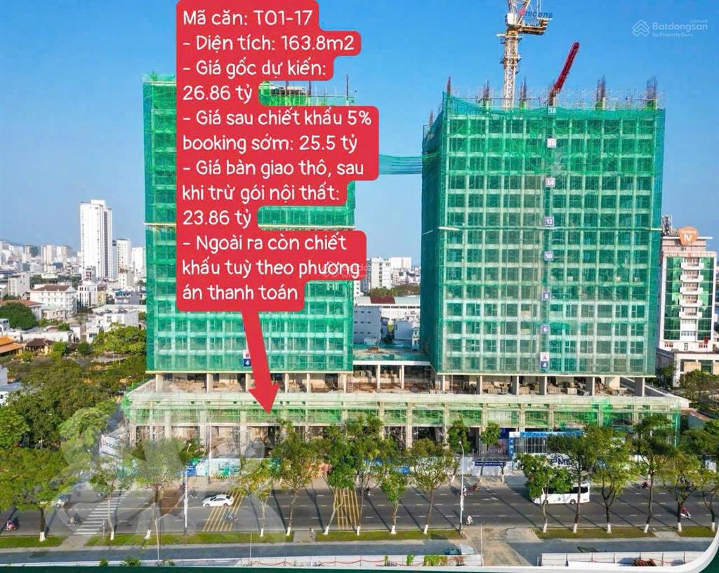 Shophouse khối đế  sun ponte residence  chính thức ra hàng với giá chỉ 4.6 tỷ/căn
