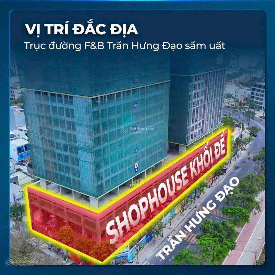 Shophouse khối đế  sun ponte residence  chính thức ra hàng với giá chỉ 4.6 tỷ/căn
