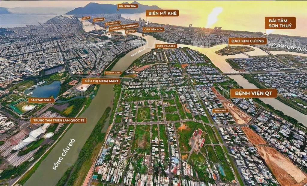 Đất 2 mặt tiền lê quảng chí trục đường huyết mạch khu đô thị hòa xuân, đà nẵng