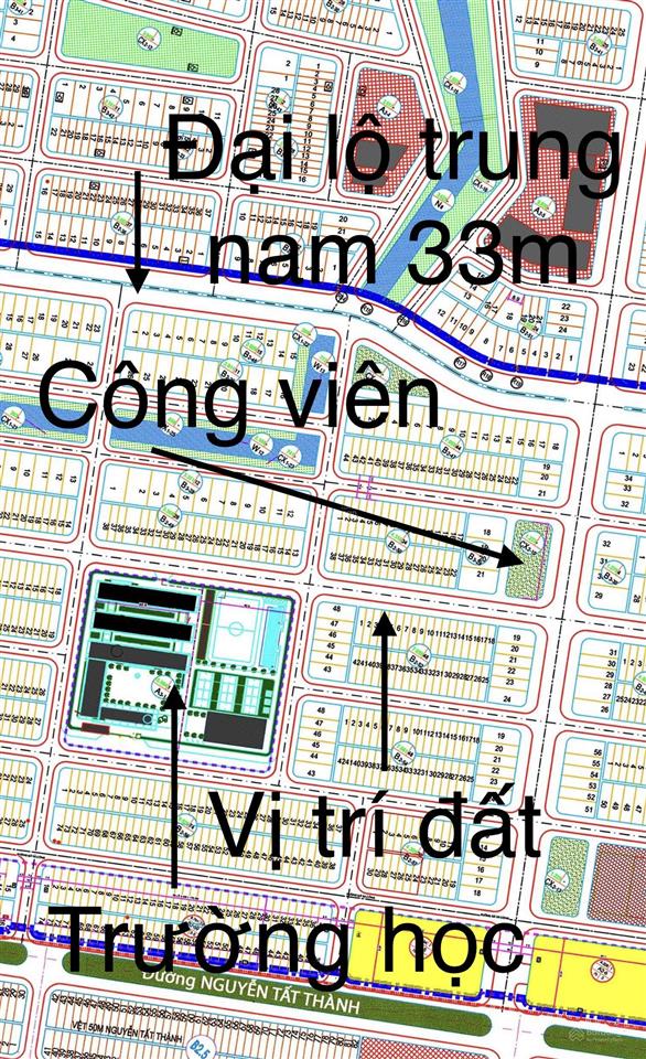 Đất đường 10,5m golden hills sát trường học cấp 2, giá và vị trí đáng đầu tư