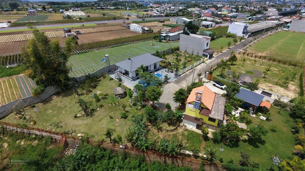 Nhà vườn ven đà lạt 40m mặt tiền view trực diện sông đa nhim