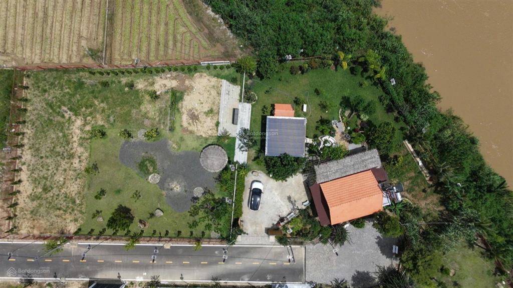 Nhà vườn ven đà lạt 40m mặt tiền view trực diện sông đa nhim