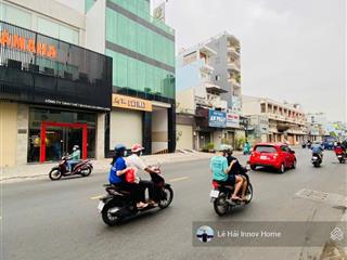 61,5tỷ  toà nhà mặt tiền ngay ngã 4 âu cơ  lạc long quân (8x21mhầm+ 7 lầu)  hđ thuê 1,8 tỷ/năm