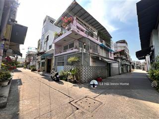 7.7 tỷ  góc 2 mặt hẻm xe tải (6.4x12m, 77m2  3 tầng)  sát mặt tiền lạc long quân, quận 11