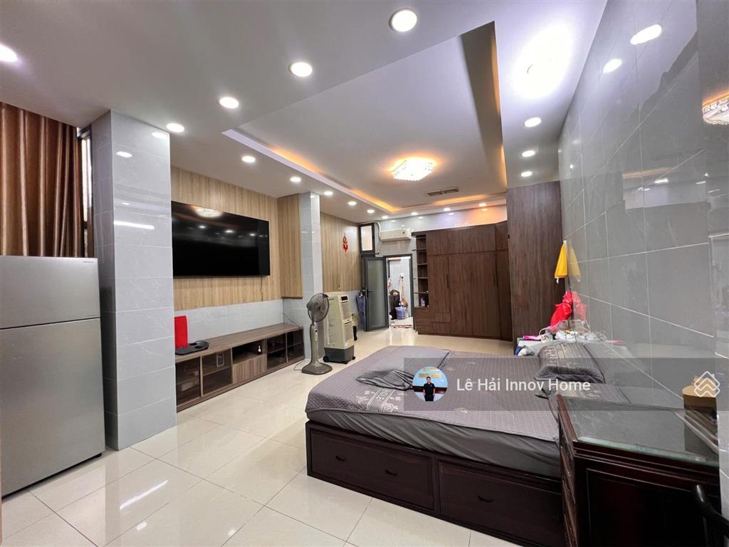 13,5 tỷ  khu 351 lê đại hành  đường nhựa 7m (4.8x16m, 5 tầng, sân thượng) nhà mới full nội thất
