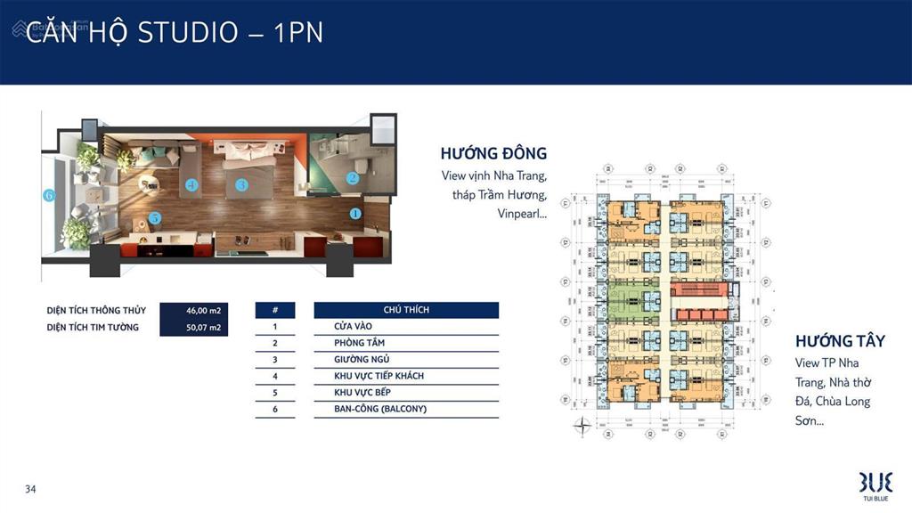 Bán căn ariyana smart condotel số 18 trần hưng đạo nha trang, căn studio view biển giá tốt 1,75 tỷ