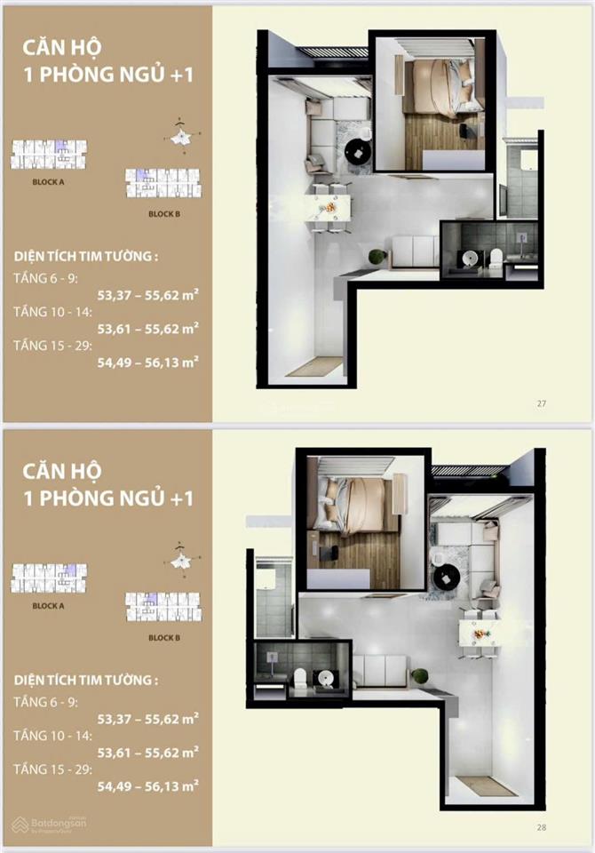 Chung cư mường thanh  giá chỉ 45 triệu /m2 có ban công tâm điểm thị trường khu đông