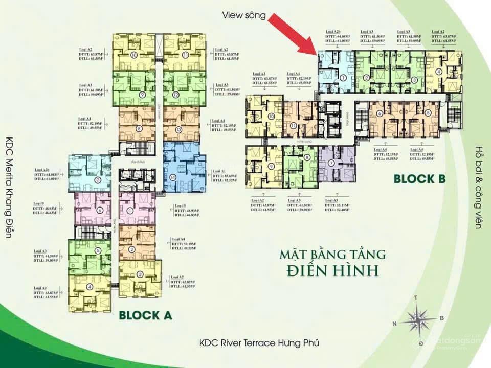 Hạ mạnh cần bán nhanh căn hiếm có 64 m2 giảm còn 3,3 tỷ, 2pn 2wc ban công rộng, nhà đẹp