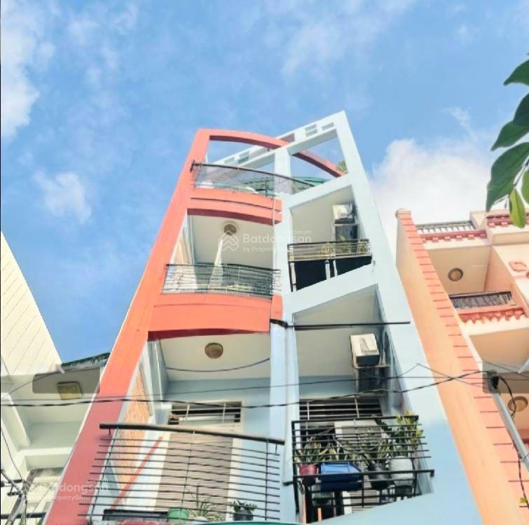 Bán nhà hẻm xe hơi đường hồng lạc, tân bình, dt 59m2 nở hậu 4,3m, 6 tầng, 5wc