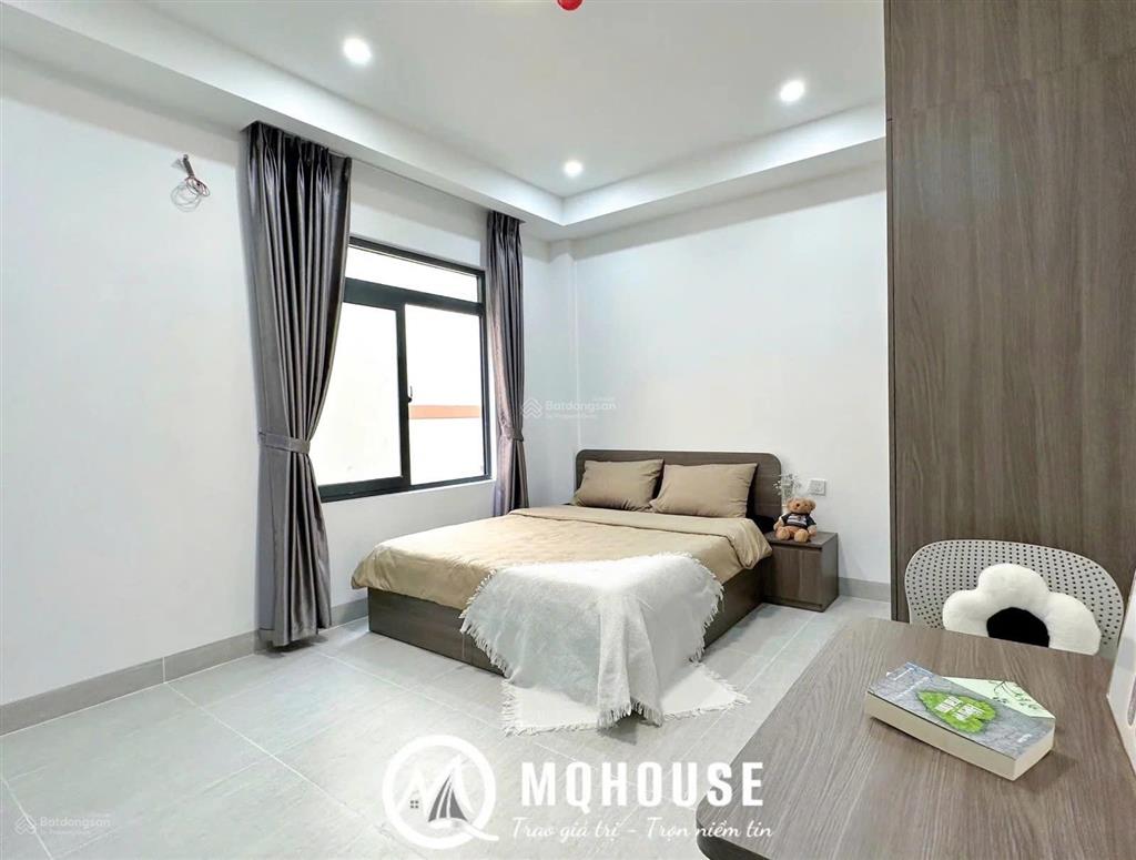 Cho thuê căn hộ studio full nội thất  bàn cờ, quận 3  có cửa sổ, thang máy