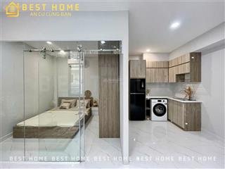 Cho thuê căn hộ 1pn, tách bếp  có máy giặt riêng  cửa sổ thoáng  giáp q1