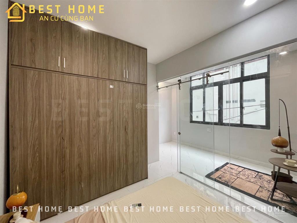 Cho thuê căn hộ 1pn, tách bếp  có máy giặt riêng  cửa sổ thoáng  giáp q1