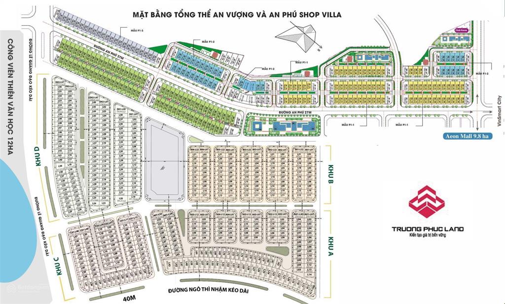 Chính chủ cần bán gấp căn bt an vượng villa dt 180m2 mt 9m cạnh hồ 12ha giá 36 tỷ  0932 458 ***