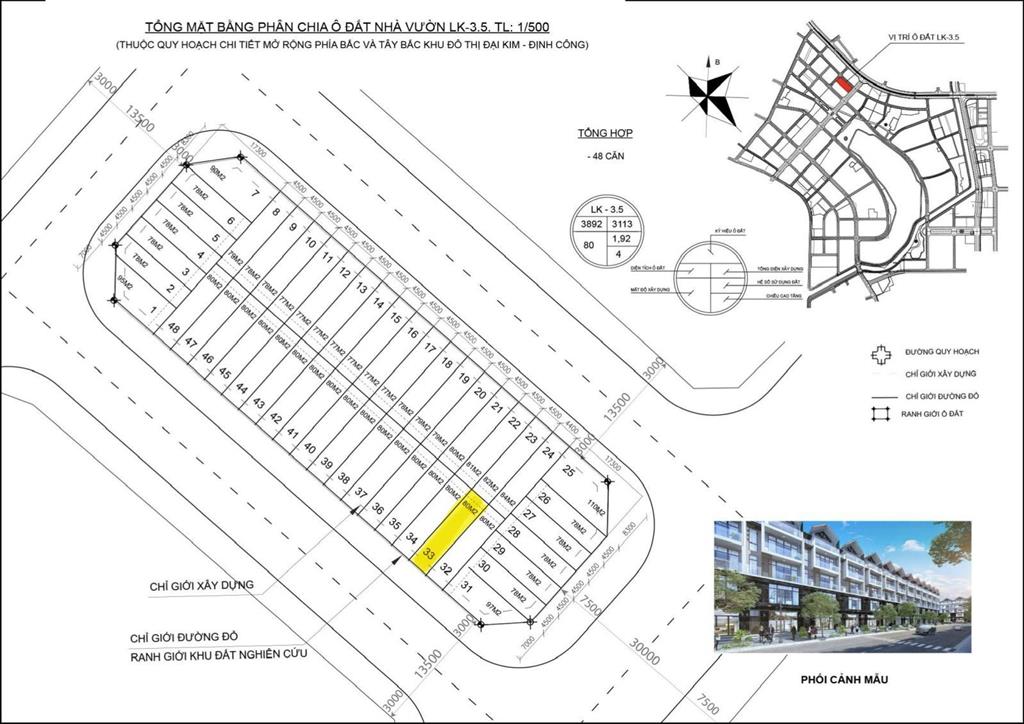 Đất dự án kđt định công mới giá đầu tư chỉ từ 75tr/m2. hợp đồng góp vốn trực tiếp cđt.