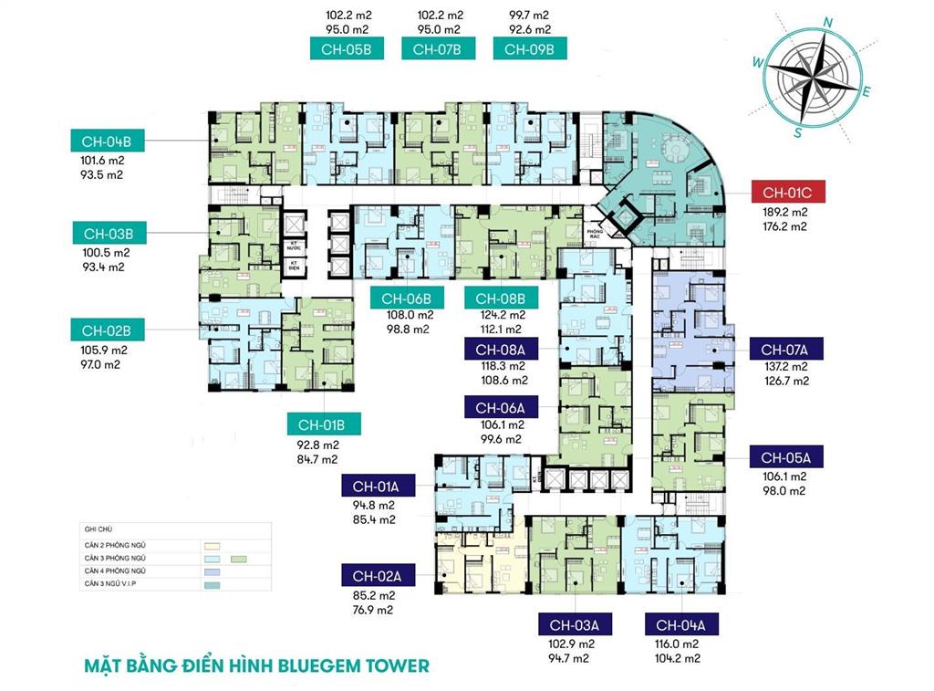 Nhận nhà ở ngay, thanh toán chỉ 50% gtch tại cc bluegem tower, thanh trì.  0943 223 ***