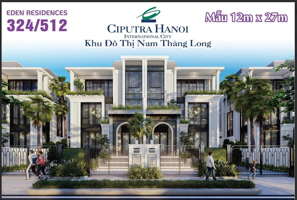 Biệt thự eden residences  ciputra hà nội