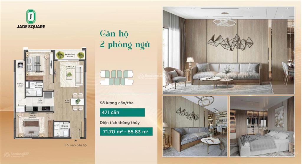 (jade square) 10 suất ngoại giao cuối từ chủ đầu tư để nhận tới 12,5% chiết khấu sớm giá tốt