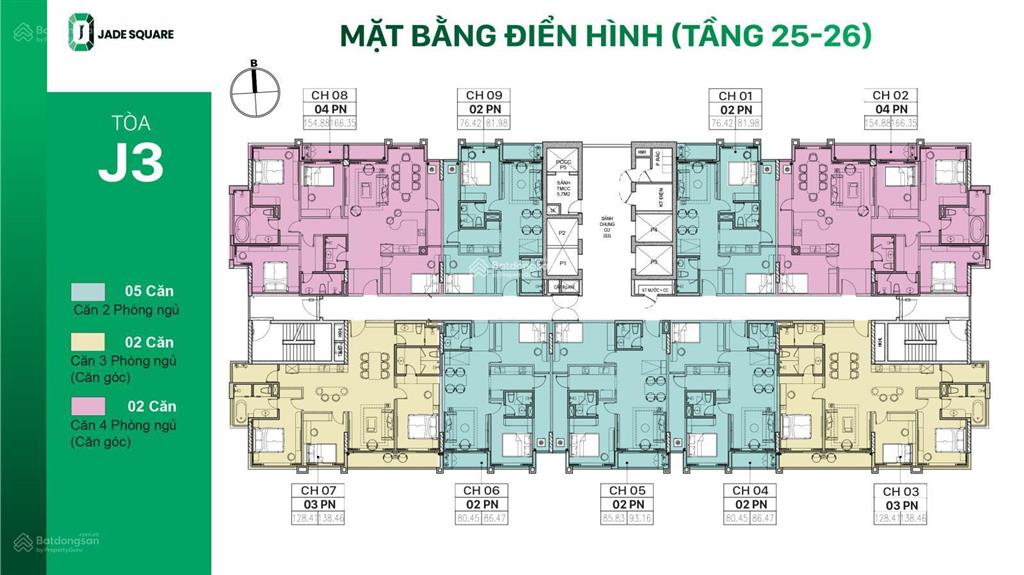 (jade square) 10 suất ngoại giao cuối từ chủ đầu tư để nhận tới 12,5% chiết khấu sớm giá tốt