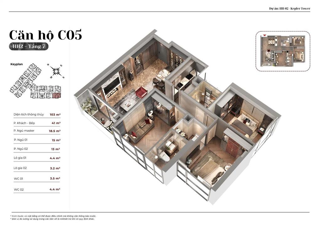Chính chủ cần bán căn góc 3pn diện tích 103m2  giá 9.4 tỷ toà hh02 nhận nhà ngay 0979 614 ***