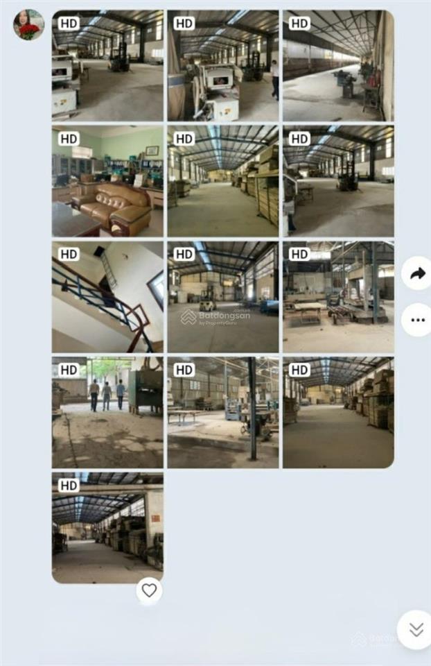 1 ha nhà xưởng mặt đường 70 cũ, tiện làm showroom ô tô...