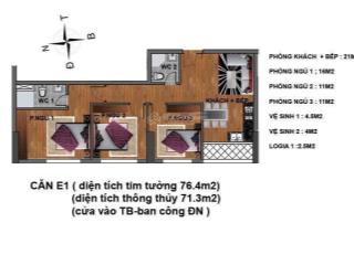 Bán quỹ căn trực tiếp chủ đầu tư chung cư hanhud 234 hoàng quốc việt