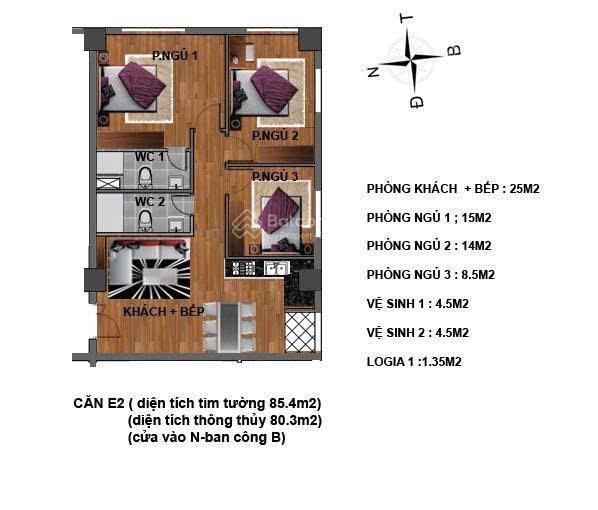 Bán quỹ căn hanhud kí trực tiếp chủ đầu tư diện tích từ 23 ngủ